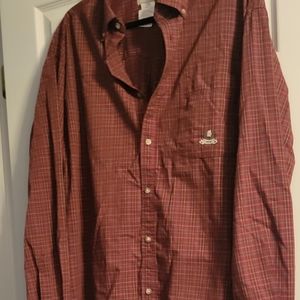 Red Wrangler button down